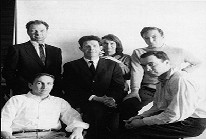 Fünf Freunde.John Cage, Merce Cunningham, Jasper Johns, Robert Rauschenberg, Cy Twombly